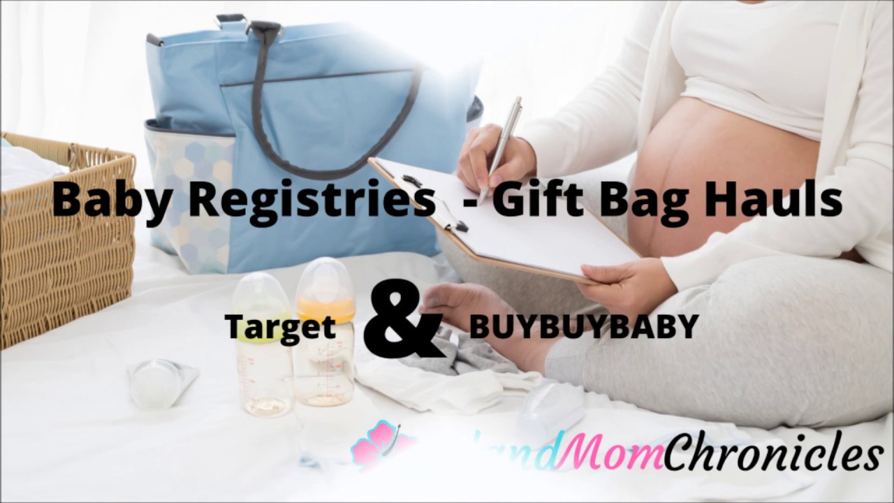 Buybuybaby And Target - Baby Registry Gift Bags - What's Inside? - YouTube