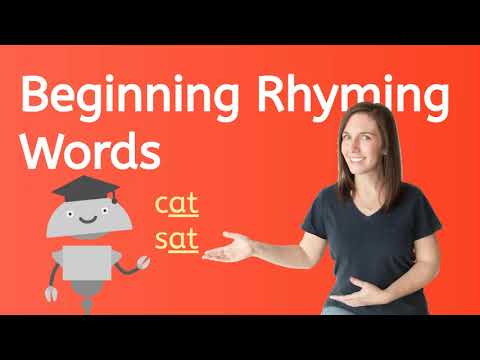 When words or lines end with the same sound?