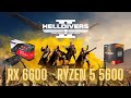 Ryzen 5 5600 RX 6600 Helldivers 2