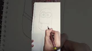 How to draw a minions | minions | despicable me |  #satisfying #shorts #tiktok #viral #trending