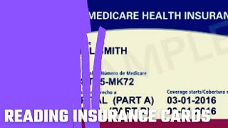 Reading Insurance Cards