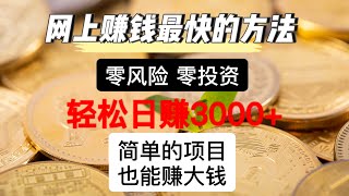 最新灰产网赚赚钱方法 2023年赚钱最快却不起眼的暴利灰色项目分享 日赚3000+ 新手可做 0成本快速赚钱分享！#灰产 #灰色项目 #创业 #翻身 #网赚方法 #被动收入#网赚教程 #揭秘