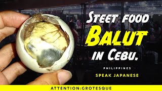 グロテスク注意！フィリピン名物バロット食べてみた！BALUT in cebu