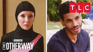 American Woman Wears a "Burkini" at the Pool | 90 Day Fiancé: The Other Way | TLC
