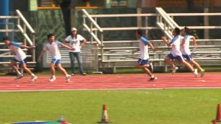 HD 09年田徑運動會 男甲4×100接力 (1)