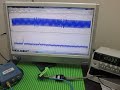 超音波プローブ実験　ultrasonic probe experiment