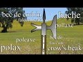 Medieval pole-arms - poleaxe, bec de corbin, Lucerne hammer etc.