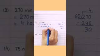 Convert minutes into hours #video
