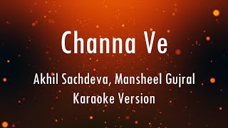 Channa Ve | Bhoot - Part One | Karaoke | Only Guitra Chords...