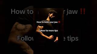 How to build your jaw‼️ #looksmaxxing #looksmaxx #jawline