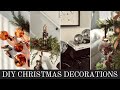 Easy & Budget-Friendly DIY Christmas Decorations | MERCURY and AMBER GLASS, DRIED FLORAL Ornaments