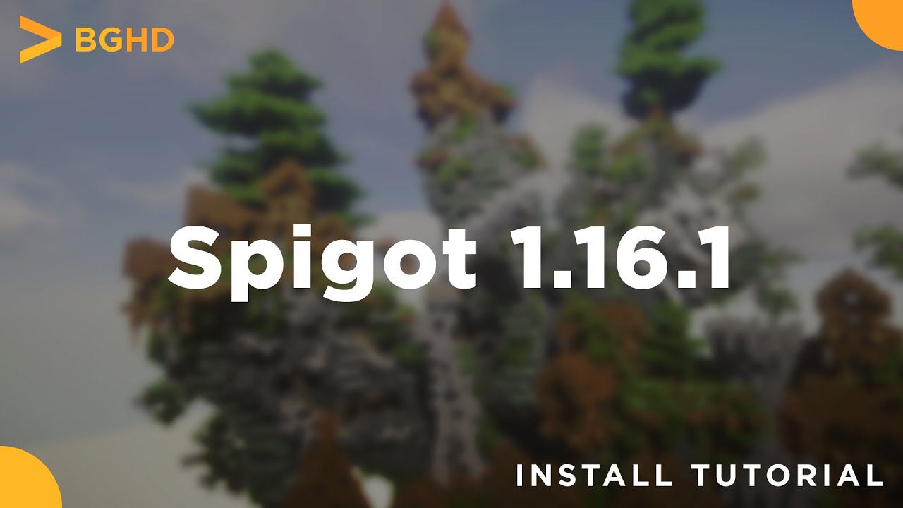 How To Create A Spigot 1 16 1 16 1 1 16 2 1 16 3 1 16 4 1 16 5