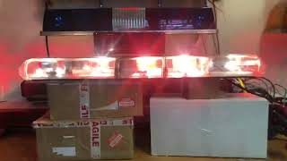 Code 3 / PSE XS8000 rotator only model xs 8000 lightbar light bar clear red