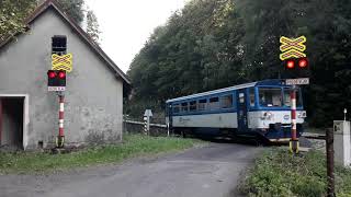 Železniční přejezd/railroad crossing Dubí u Teplic #2 25.7.2022 (P2184)