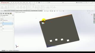 Solid Work Tutorial 50 Table driven pattern | Solid work table driven pattern| table driven pattern