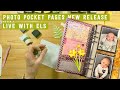 Pocket Pages Release & Spring Collection Sneak Peek | LIVE with Els