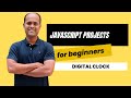 How To Create Digital Clock Using HTML CSS & JavaScript | Display Time Using JavaScript