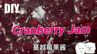 自己动手丰衣足食😄 DIY | Cranberry Jam 蔓越莓果酱