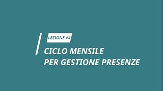 Badger's School - Lezione #4: Ciclo mensile per gestione presenze