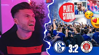 REAKTION auf "Schalke 04 vs St Pauli STADION VLOG 🔥" von Broski 😱 Tisi Schubech Stream Highlights