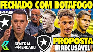 ASSINA até 2029! BOTAFOGO FECHA CONTRATAÇÃO e FAZ PROPOSTA IRRECUSÁVEL por CAMISA 10 \