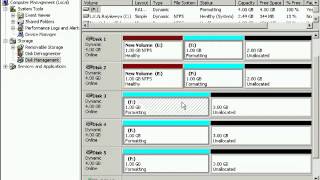 how Windows 2003 Server Create Raid5 Volume