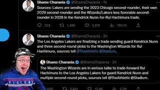 Reacting To The Lakers Made A Trade!! [Rui Hachimura Trade Breakdown]