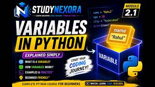 Variables in Python Explained Simply | Python Tutorial for Beginners