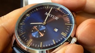 A new watch from Mayur Watches of London, the Regal collection