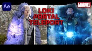 How To Create Loki-Inspired Portal & Teleportation FX | After Effects Tutorial