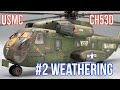 Weather USMC Helicopter (PART 2) CH53D #Vietnamwar #scalemodel