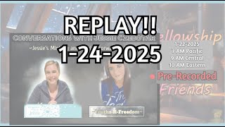 REPLAY-CONVERSATIONS WITH JESSIE CZEBOTAR-PRERECORDED