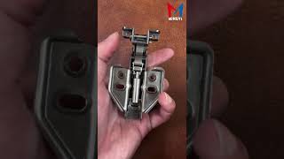 Aluminum frame soft close hinge | Product display | Building materials #shorts