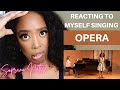 REACTING TO MYSELF SINGING OPERA | REVIEW VIDEO | Eccomi in lieta vesta | All Things Opera Episode 3