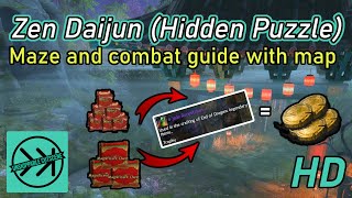 Guild Wars 2 Zen Daijun | Gold Farm | Maze and Combat Guide with Map | End of Dragons