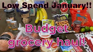 Low Spend January 2023, Budget grocery haul, Week 1, 2 teenagers, Family of Four