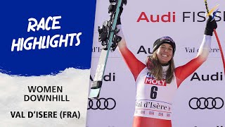 Flury leads superb Swiss 1-2 in Val d'Isère Downhill | Audi FIS Alpine World Cup 23-24