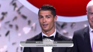 Cristiano Ronaldo voted Europe's best player