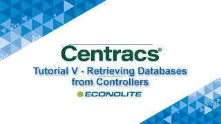 Centracs Tutorial V Retrieving Databases from Controllers