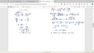 MATH 103 - 2.2 Linear Equations