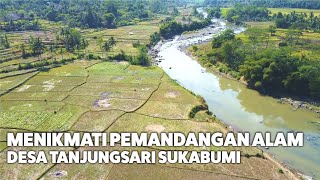 Enjoying the Beautiful Natural Scenery in Tanjungsari Sukabumi Village