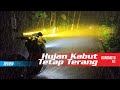 Review Langsung saat Kabut Tebal Hujan Deras Lampu Mini Laser Mini Projie Biled Duromoto X1 Senlo