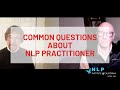 Learning NLP:  Common Questions about the NLP Practitioner Certification Training?