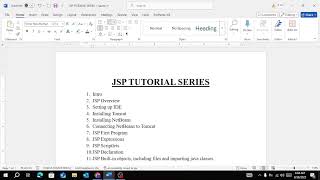 JSP Tutorial #1 - Java Server Pages | Intro