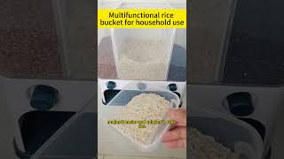 Multi-functional rice bucket for household use #multifunctional #rice #bucket  #householduse #diy