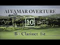 心の声が漏れる1stクラリネット【アルヴァマー序曲】パート別 alvamar overture bb clarinet 1st