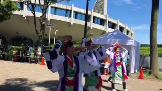 天空しなと屋 茜丸 演舞