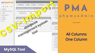 CSV/Excel, table Import in Urdu/hindi 2020 | PhpMyAdmin | Free DMS Tool