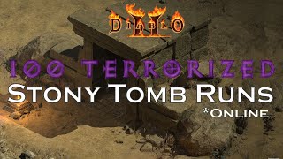 100 Terrorized Stony Tomb Runs -  168MF Fire Assassin - D2R