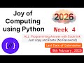 NPTEL Joy of Computing Using Python Week 4 🔥 All Programming Solutions + Code Link (2026)